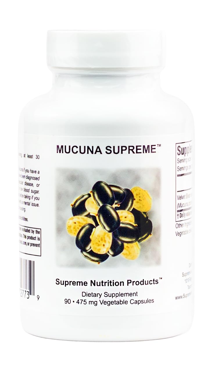 Foto 1 | Supreme Nutrition Mucuna Supreme 90 Cápsulas Vegetarianas - Venta Internacional.