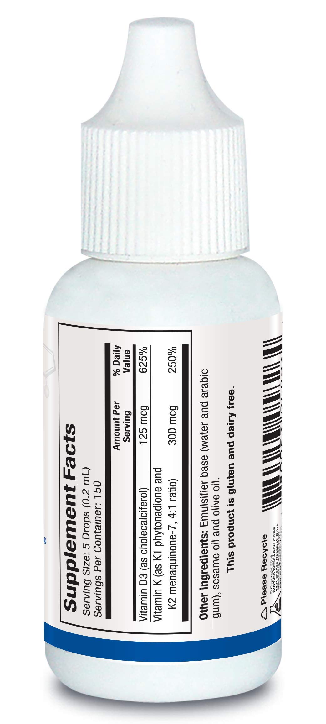 Foto 3 pulgar | Suplemento Biotics Research Bio-dk-mulsion™ 125 Mcg De Vitamina D3 - Venta Internacional.