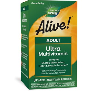 Foto 1 | ¡complementa Nature's Way Alive! Ultramultivitamínico Para Adultos, 60 Comprimidos - Venta Internacional.