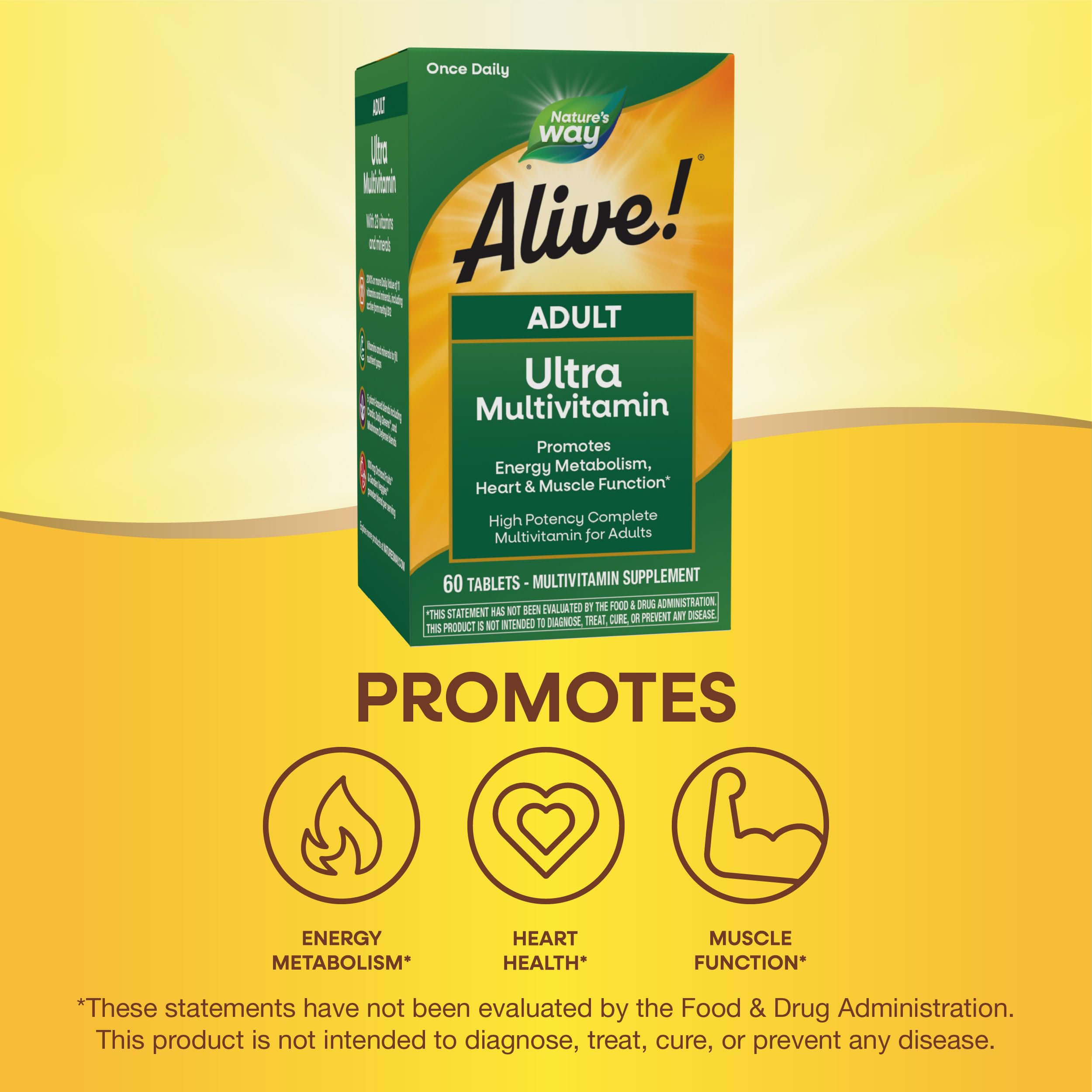 Foto 5 pulgar | ¡complementa Nature's Way Alive! Ultramultivitamínico Para Adultos, 60 Comprimidos - Venta Internacional.