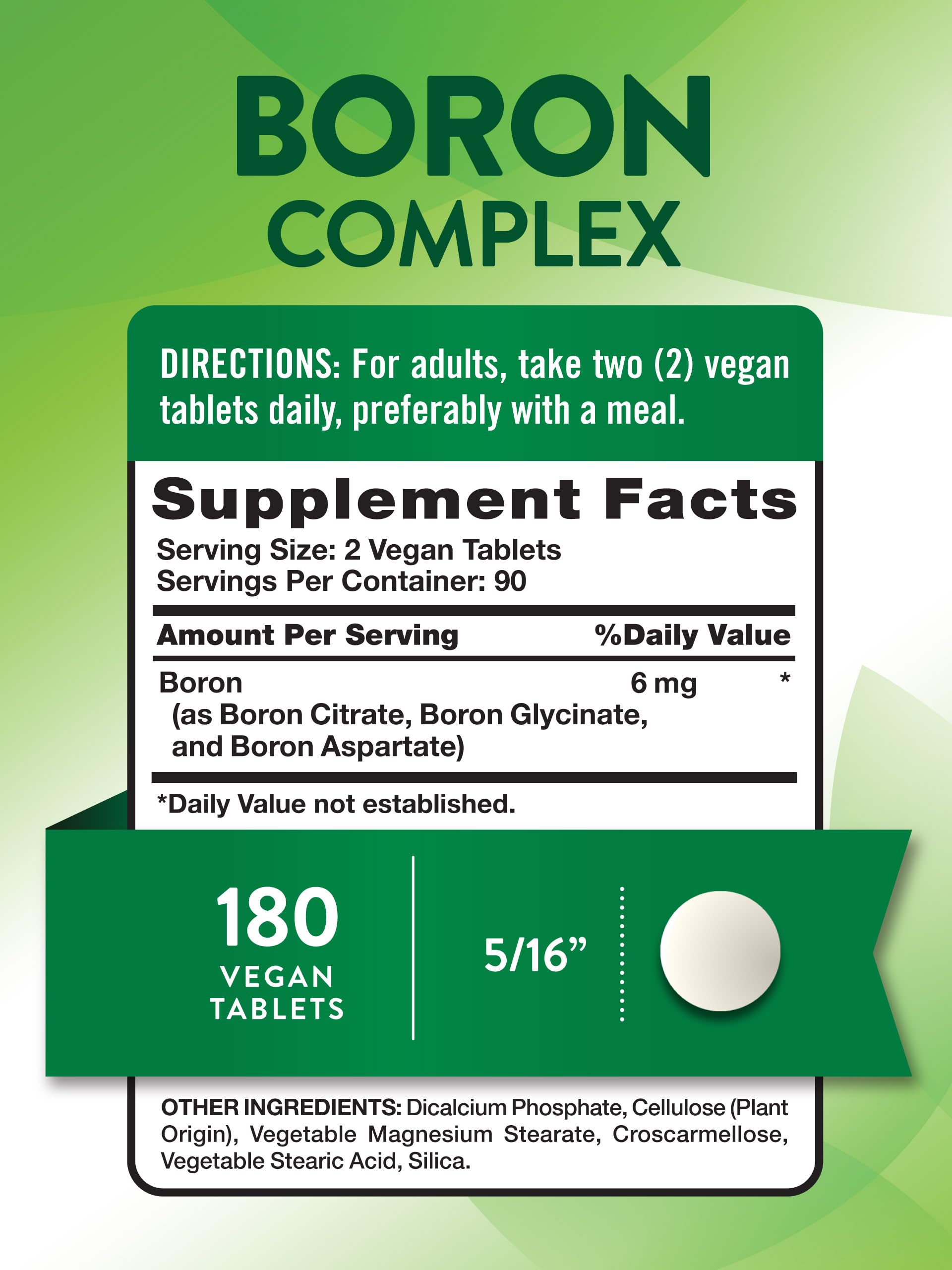 Foto 3 pulgar | Suplemento Del Complejo De Boro De Triple Acción De Nature's Truth, 6 Mg - Venta Internacional.