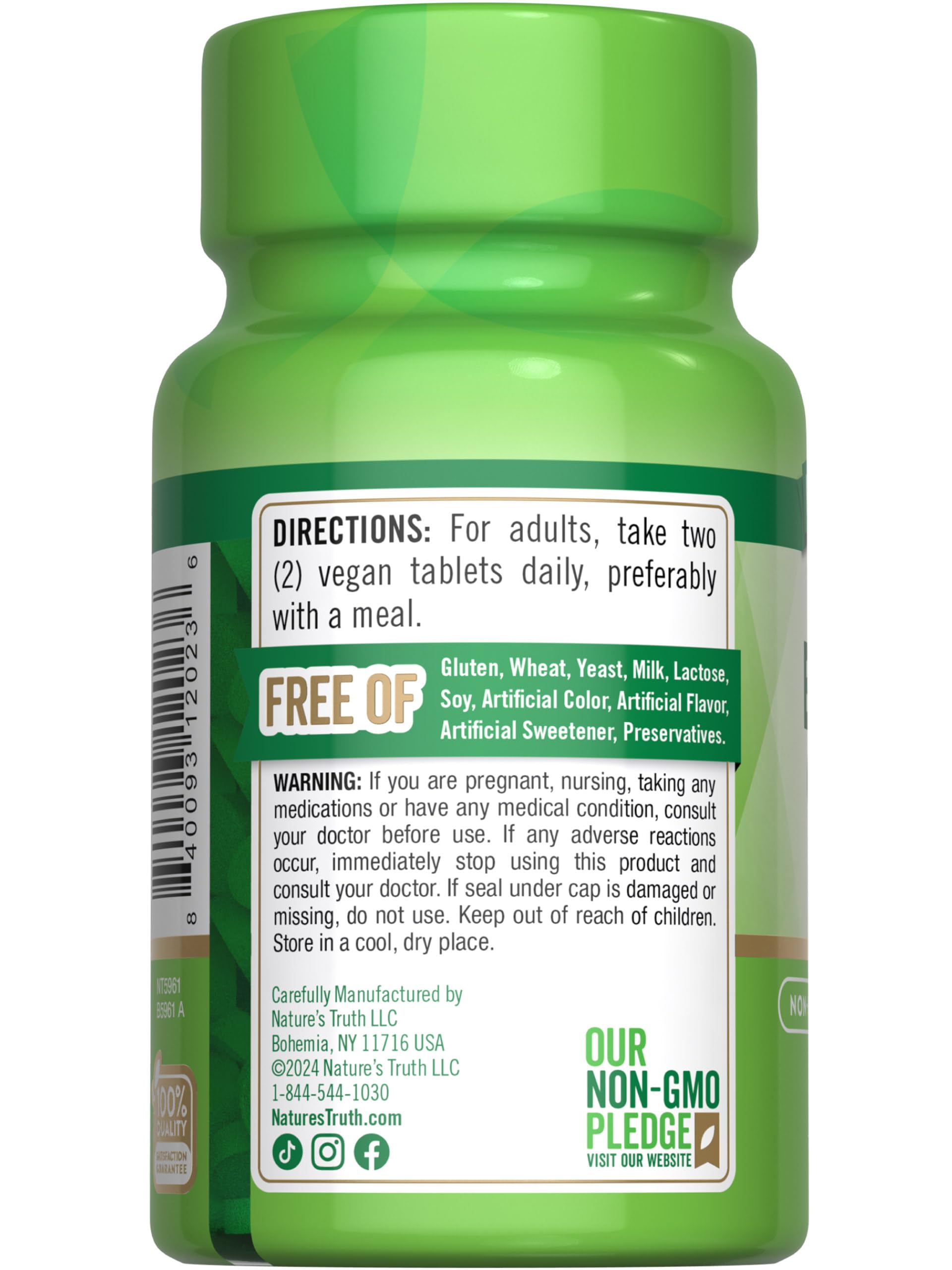 Foto 7 | Suplemento Del Complejo De Boro De Triple Acción De Nature's Truth, 6 Mg - Venta Internacional.