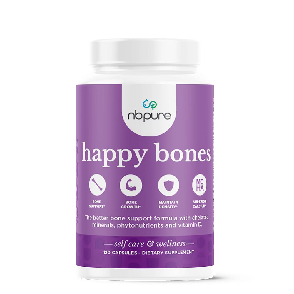 Suplemento Nbpure Happy Bones Better Bone Support 120 Cápsulas - Venta Internacional.