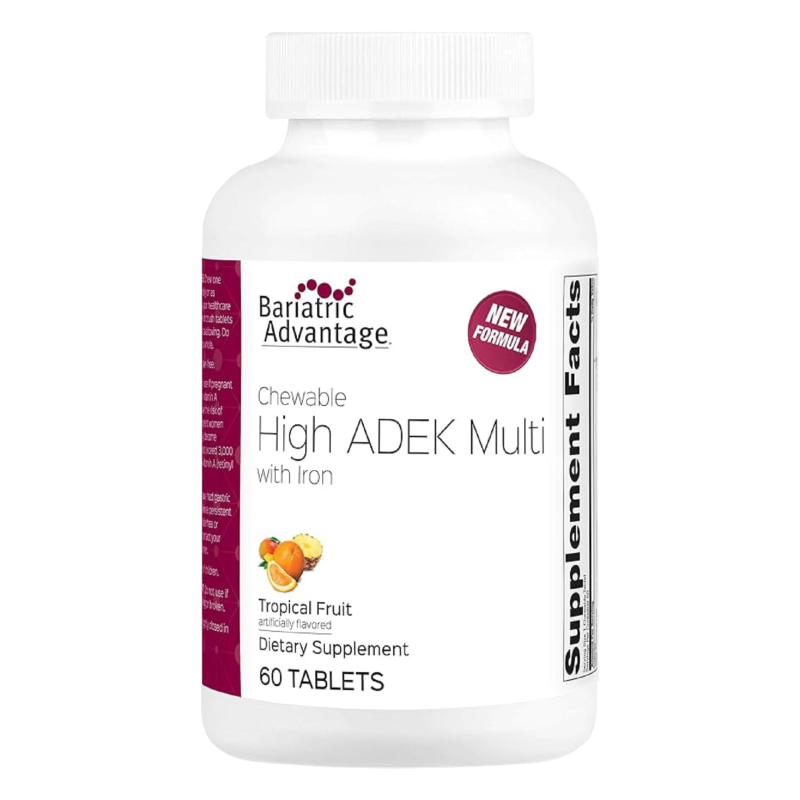 Foto 2 pulgar | Multivitamínicos Masticables Bariatric Advantage High Adek Con Hierro - Venta Internacional.