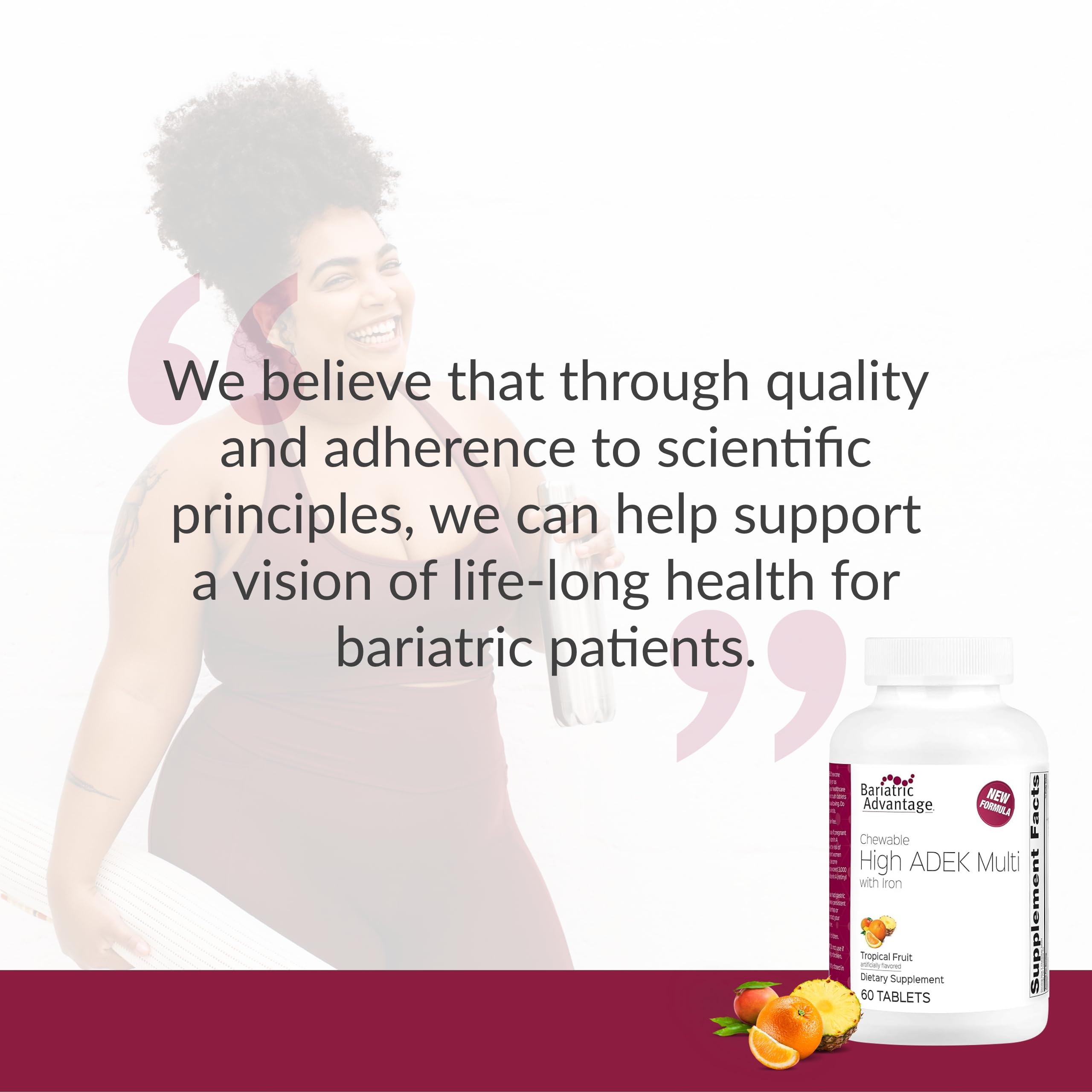 Foto 7 | Multivitamínicos Masticables Bariatric Advantage High Adek Con Hierro - Venta Internacional.