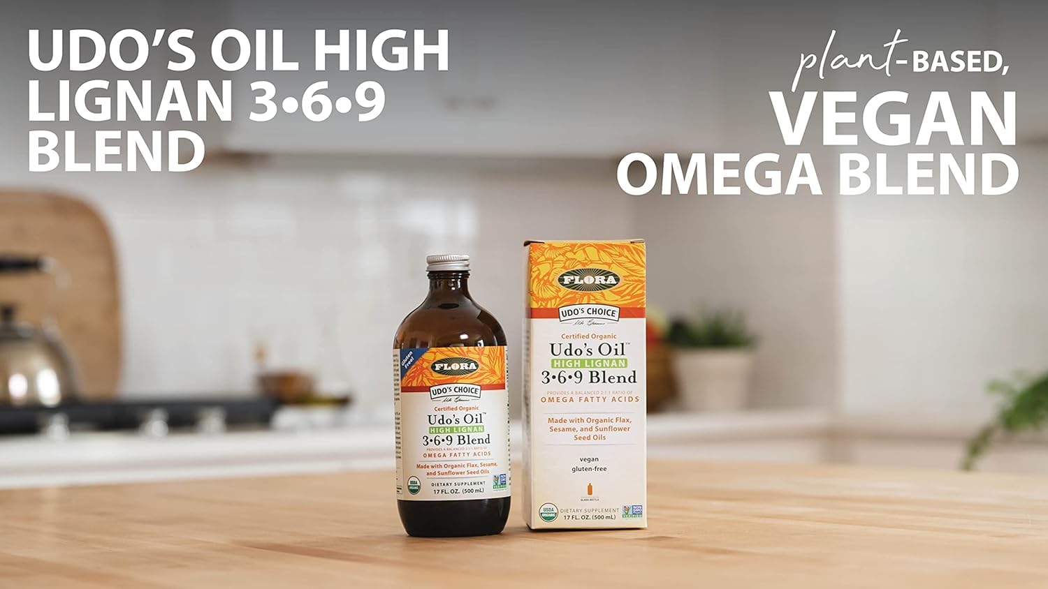 Foto 7 pulgar | Mezcla De Aceites Omega Flora Udo's Choice High-lignan 369 500 Ml - Venta Internacional.