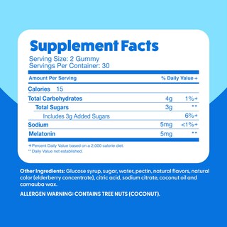 Foto 7 | Sleep Aid Gummy The Feel Great, Melatonina, 5 Mg, Suministro Para 45 Días - Venta Internacional.