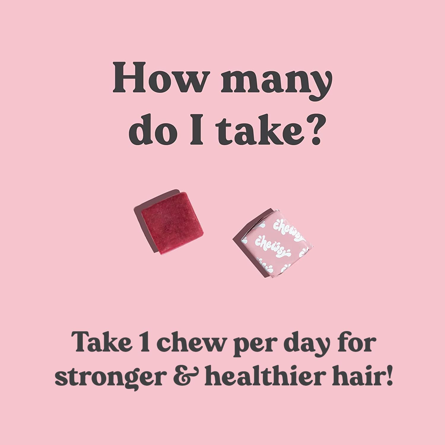 Foto 6 pulgar | Hair Chews Chewsy Beautiful Hair Promueve Un Cabello Más Fuerte Durante 6 Días - Venta Internacional.