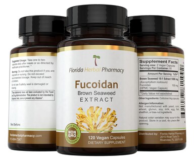Foto 4 | Suplemento De Extracto De Fucoidán De Florida Herbal Pharmacy 120 Cápsulas - Venta Internacional.