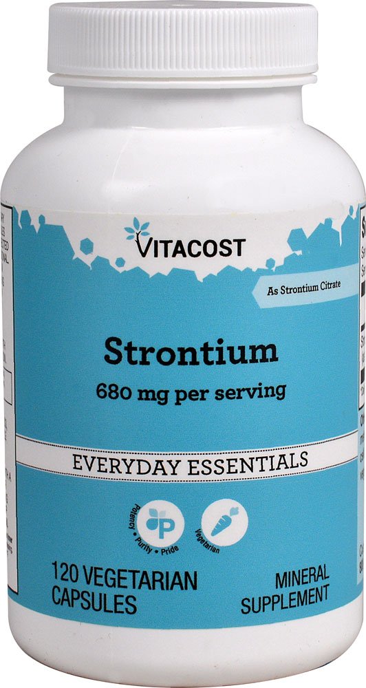 Foto 2 pulgar | Suplemento De Estroncio De La Marca Vitacost, 680 Mg, 120 Cápsulas Vegetarianas - Venta Internacional.