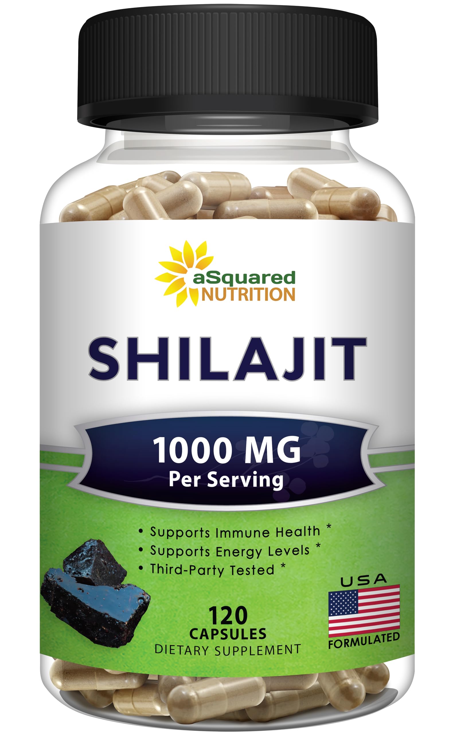 Foto 2 pulgar | Suplemento Squared Nutrition Shilajit 1000 Mg 120 Cápsulas - Venta Internacional.