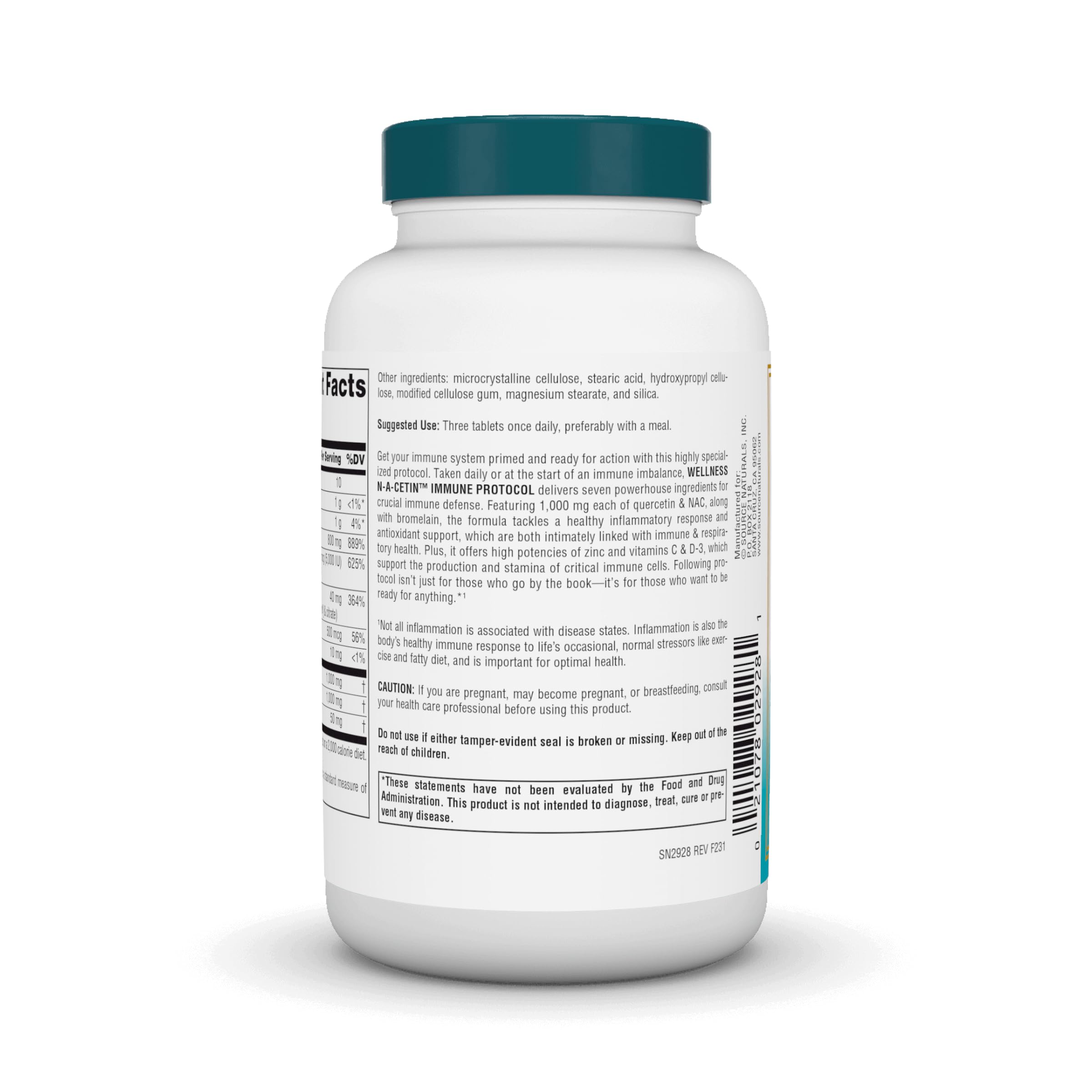 Foto 4 pulgar | Protocolo Inmunitario De N-a-cetin De Supplement Source Naturals Wellness - Venta Internacional.