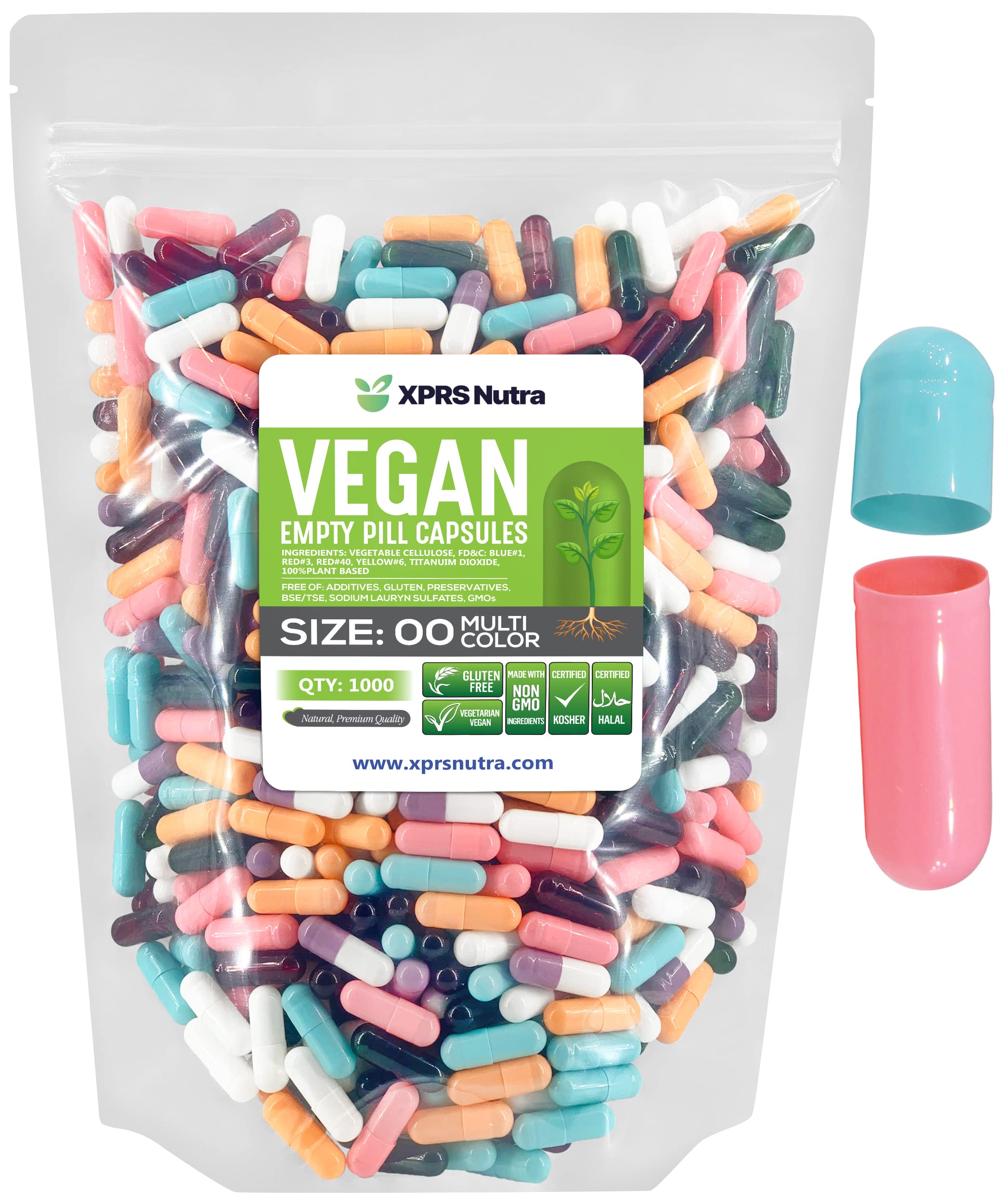 Foto 2 pulgar | Cápsulas Vacías Xprs Nutra, Tamaño 00, 1000 Unidades, Cápsulas Veganas - Venta Internacional.