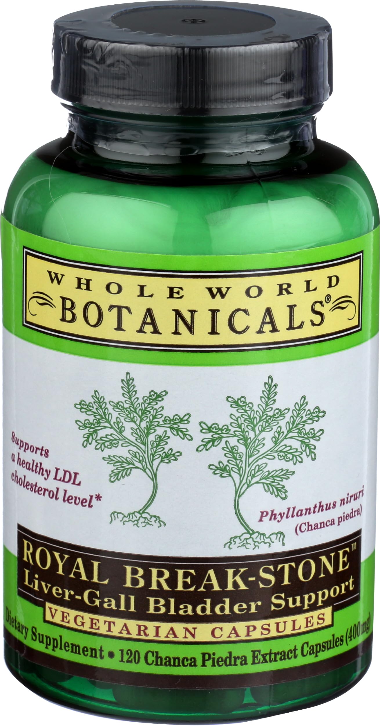 Foto 2 pulgar | Suplemento Whole World Botanicals Royal Chanca Piedra 400 Mg - Venta Internacional.