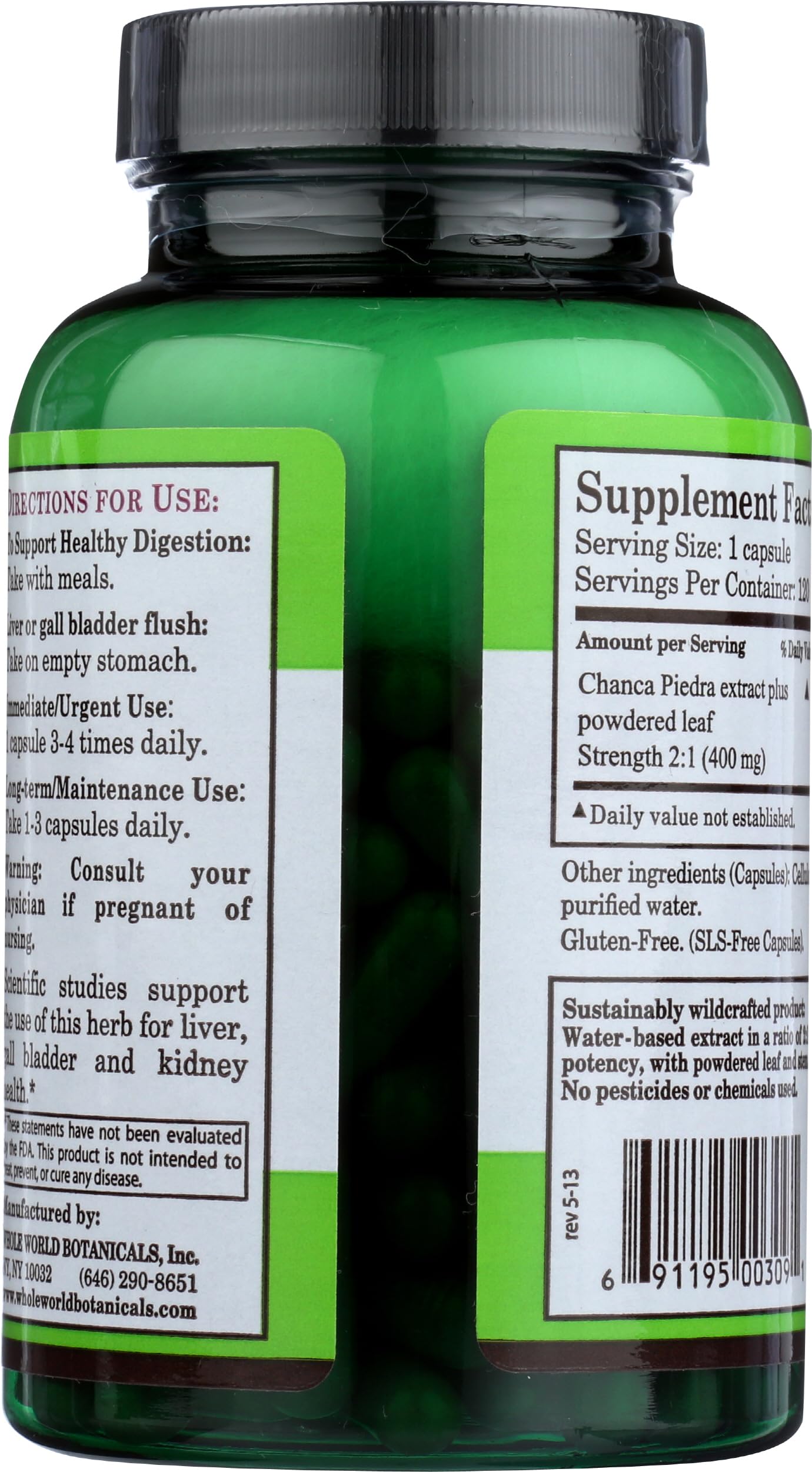 Foto 3 pulgar | Suplemento Whole World Botanicals Royal Chanca Piedra 400 Mg - Venta Internacional.