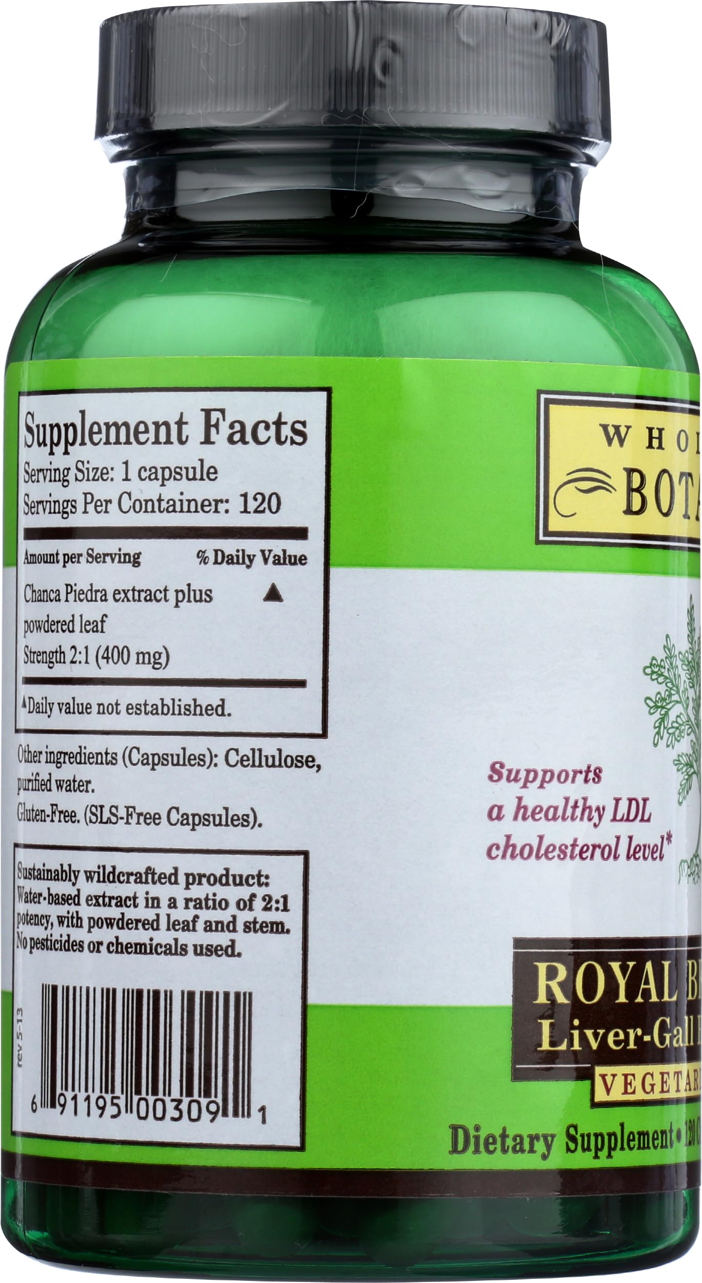 Foto 7 pulgar | Suplemento Whole World Botanicals Royal Chanca Piedra 400 Mg - Venta Internacional.