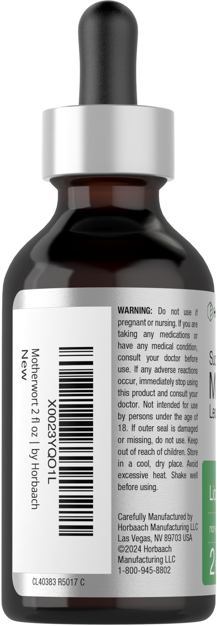 Foto 4 pulgar | Suplemento De Tintura De Extracto De Hierba Madre De Horbäach, 60 Ml - Venta Internacional.