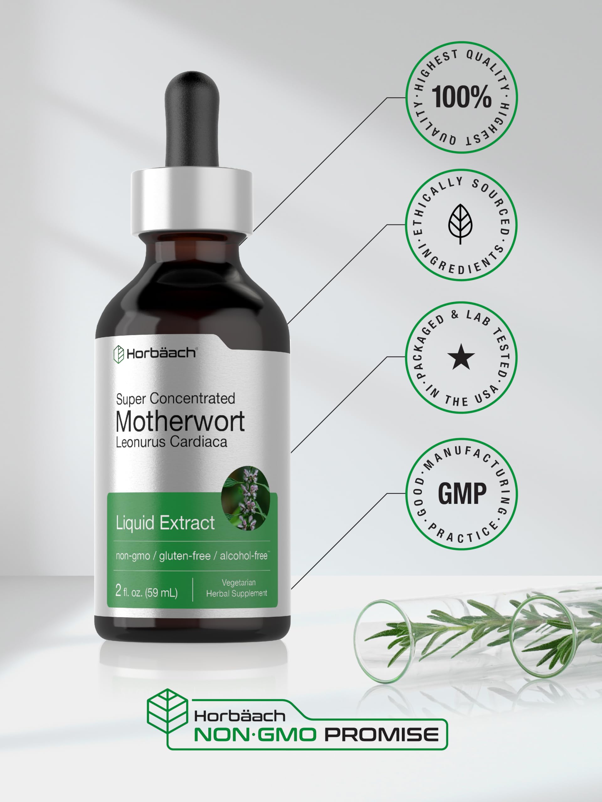 Foto 6 | Suplemento De Tintura De Extracto De Hierba Madre De Horbäach, 60 Ml - Venta Internacional.
