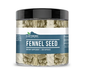 Foto 1 | Suplementos Herbales Earthborn Elements Con Semillas De Hinojo 200 Cápsulas - Venta Internacional.