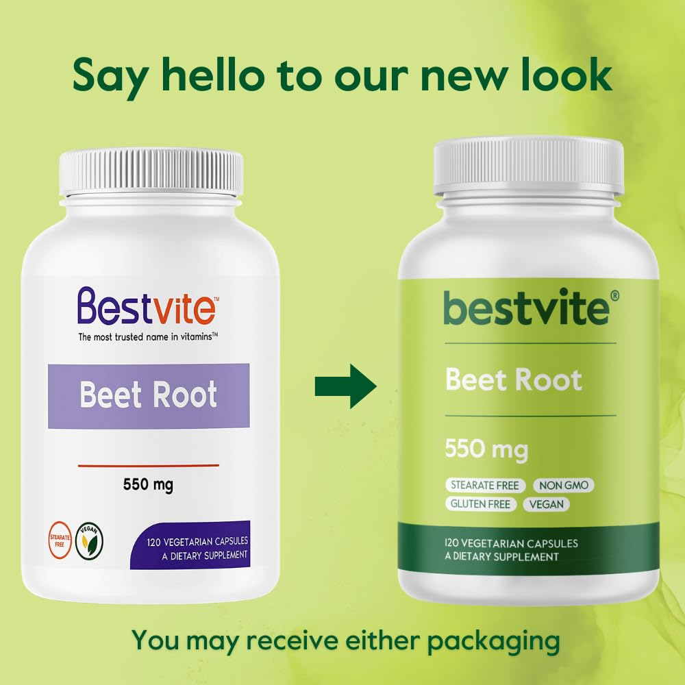 Foto 3 | Suplemento Bestvite, Raíz De Remolacha, 550 Mg, Cápsulas (240 Cápsulas X 2) - Venta Internacional.