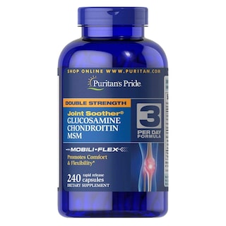Foto 1 | Complementa La Glucosamina, La Condroitina Y El Msm De Puritan's Pride - Venta Internacional.