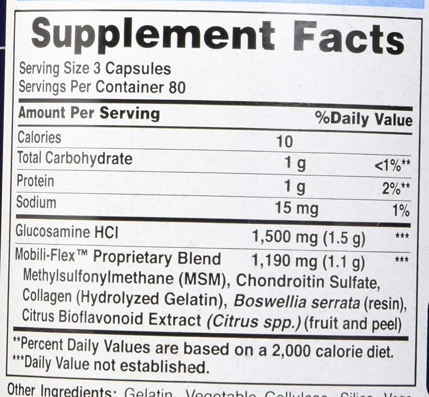 Foto 5 pulgar | Complementa La Glucosamina, La Condroitina Y El Msm De Puritan's Pride - Venta Internacional.