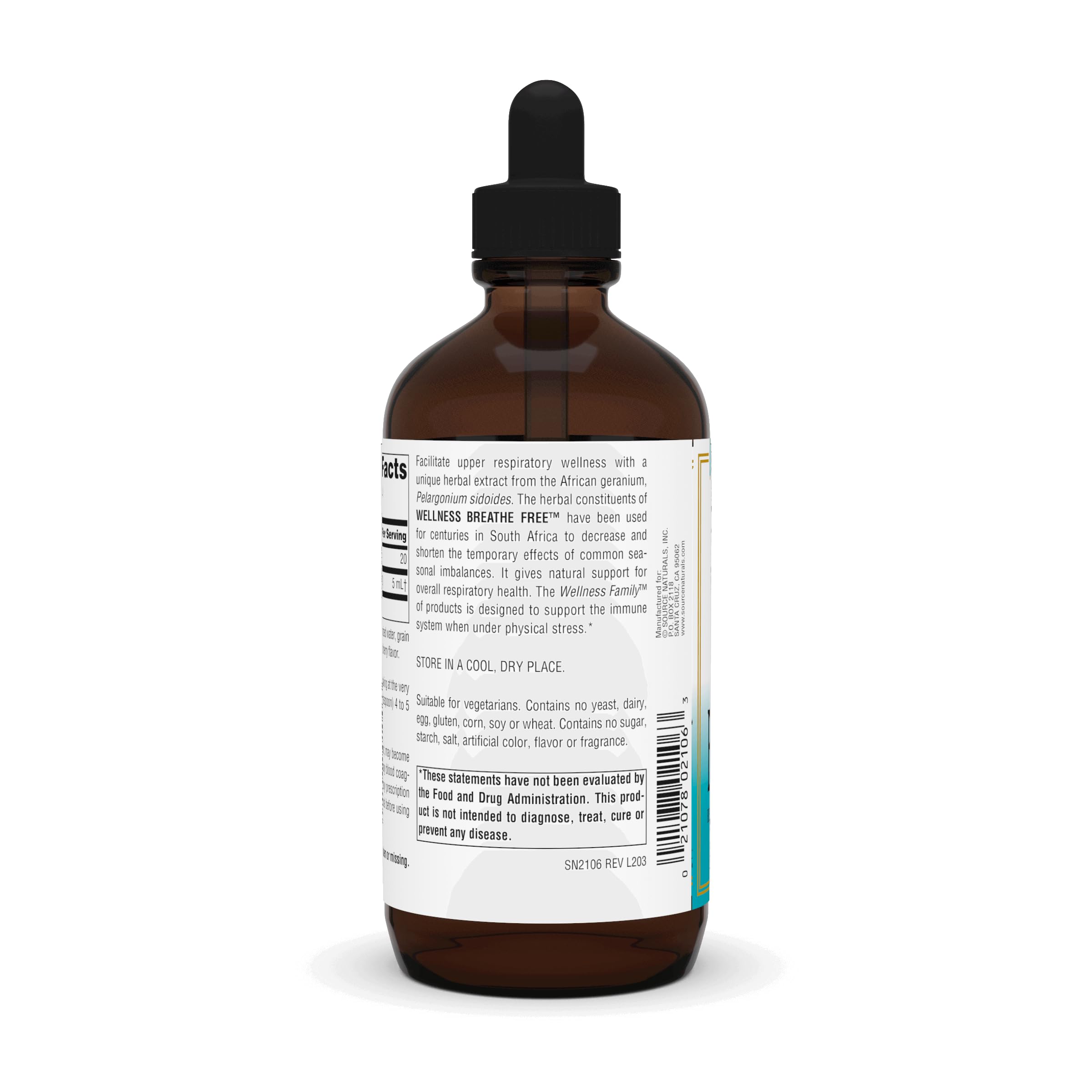 Foto 4 pulgar | Suplemento Source Naturals Wellness Breathe Free 240 Ml - Venta Internacional.