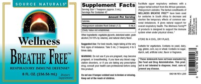 Foto 4 | Suplemento Source Naturals Wellness Breathe Free 240 Ml - Venta Internacional.
