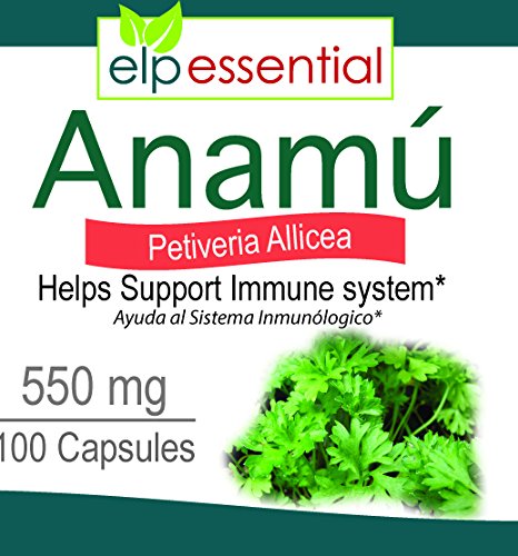 Foto 3 pulgar | Suplemento Elp Essential Anamu 550 Mg 100 Cápsulas - Venta Internacional.