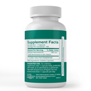 Foto 3 | Suplementos Dietéticos Ingredientes Puros Originales Castaño De Indias - Venta Internacional.