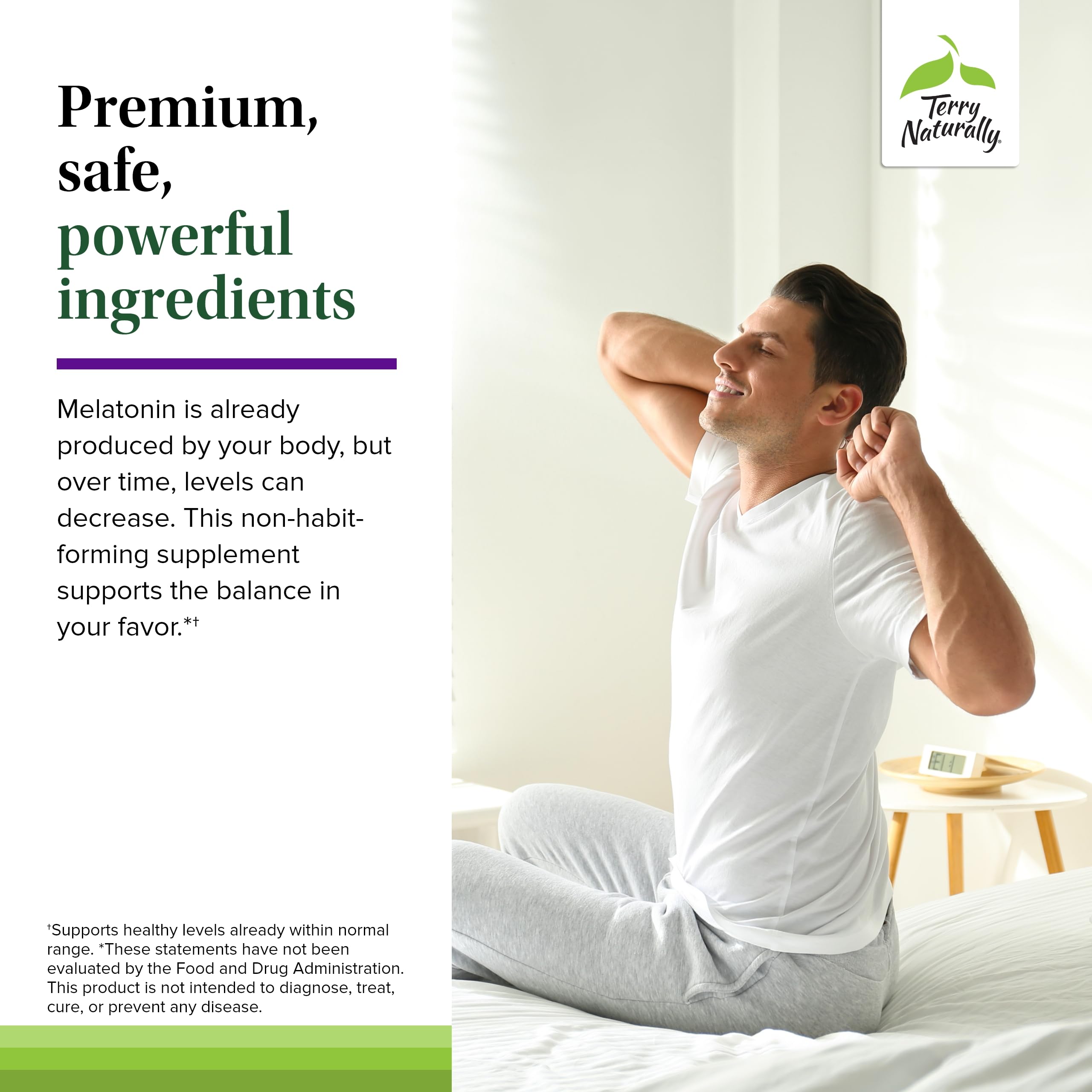 Foto 5 | Suplemento De Apoyo Para Dormir Terry Naturally Melatonin Ep 120 - Venta Internacional.