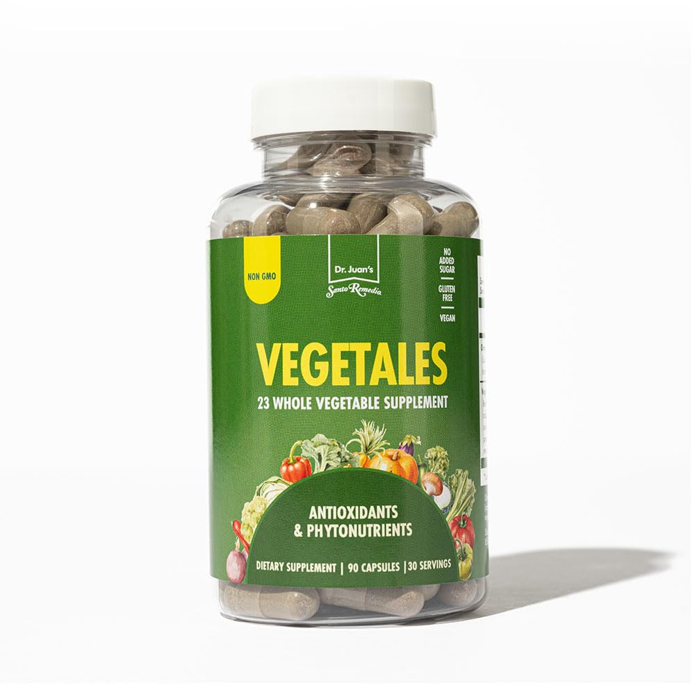 Foto 2 pulgar | Suplemento Dietético Santo Remedio Vegetales 23 Verduras Enteras 90 Cápsulas - Venta Internacional.