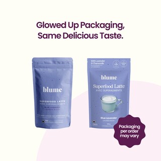 Foto 4 | Drink Mix Blume Blue Lavender Latte Con Espirulina Azul, 25 Dosis - Venta Internacional.