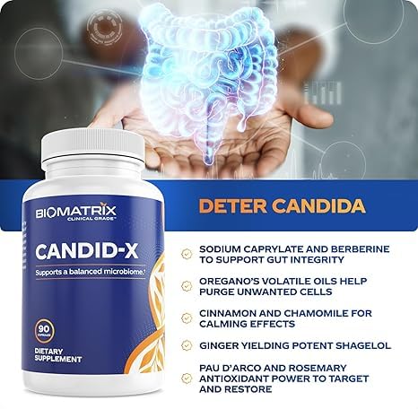 Foto 3 pulgar | Suplemento Digestivo Biomatrix Candid-x Gut Cleanse 90 Cápsulas - Venta Internacional.