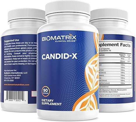 Foto 4 pulgar | Suplemento Digestivo Biomatrix Candid-x Gut Cleanse 90 Cápsulas - Venta Internacional.