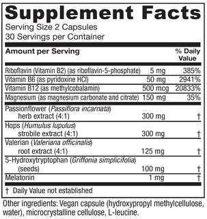 Foto 2 | Suplemento De Apoyo Al Sueño Vitanica Sleepblend 60 Cápsulas - Venta Internacional.
