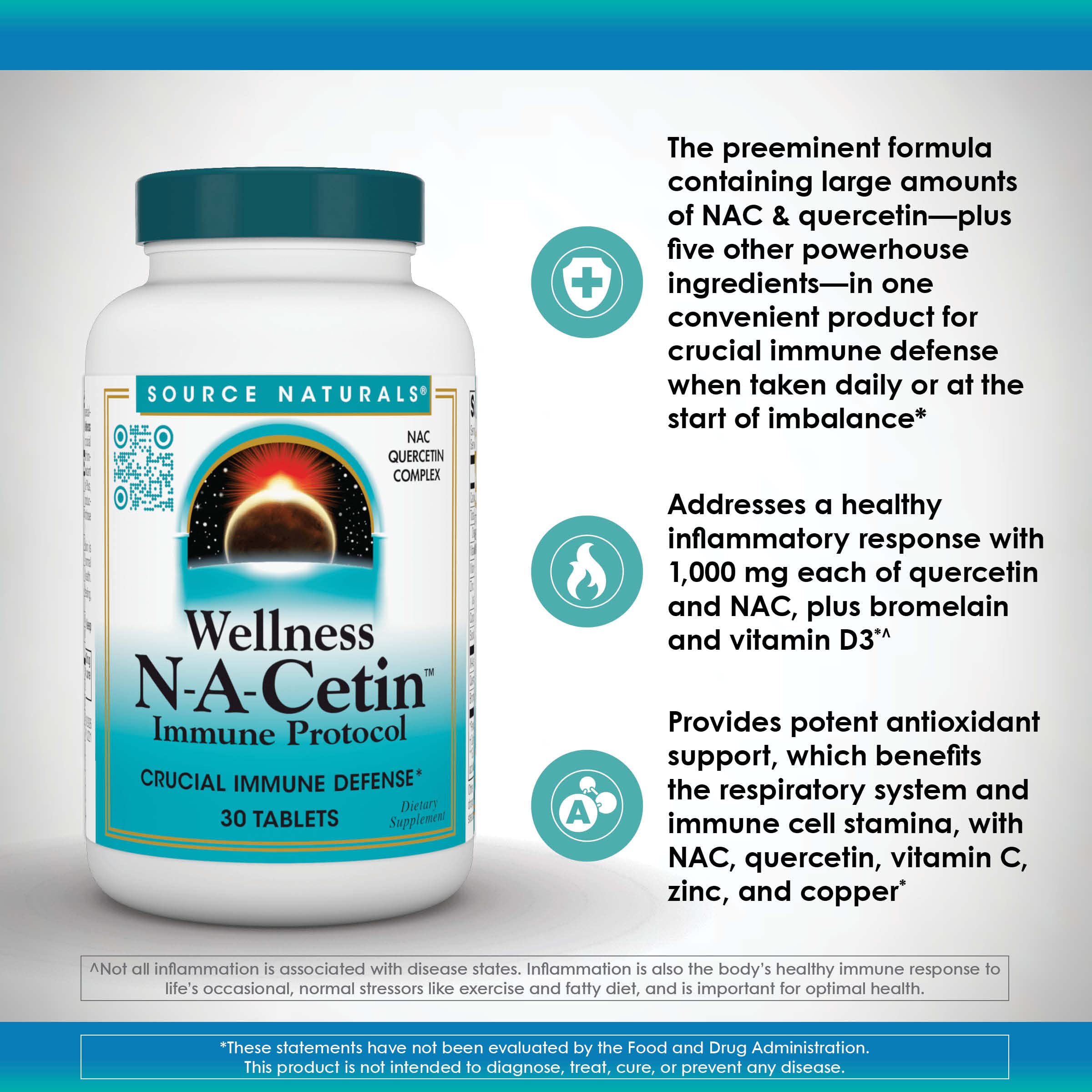 Foto 6 pulgar | Protocolo Inmunitario De N-a-cetin De Supplement Source Naturals Wellness - Venta Internacional.