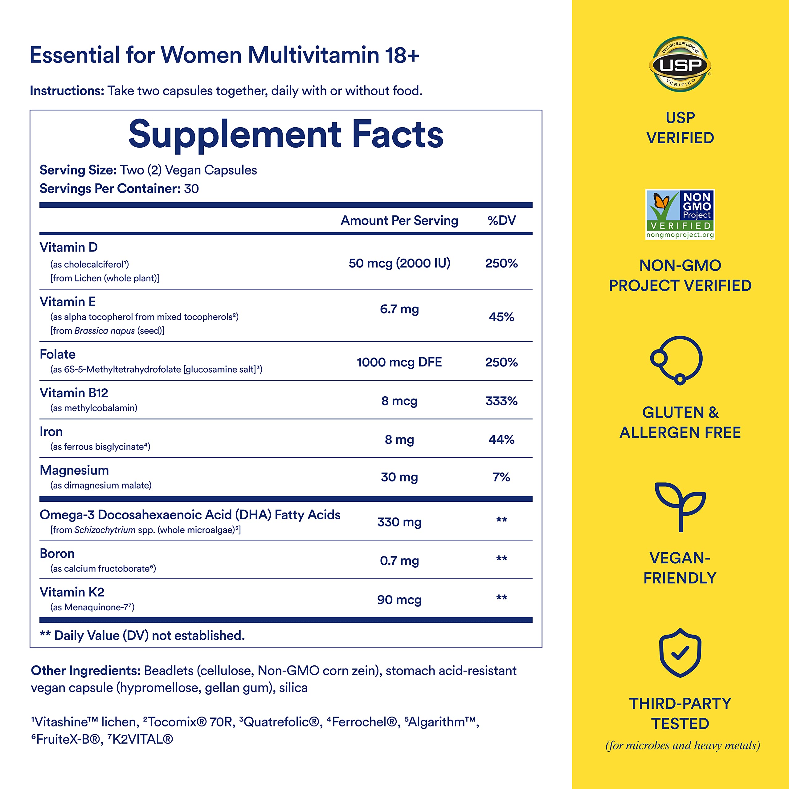 Foto 4 pulgar | Ritual Multivitamínico Esencial Para Mujeres Mayores De 18 Años 60 Cápsulas - Venta Internacional.