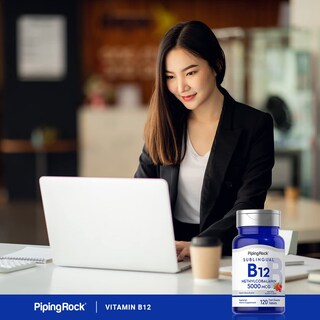 Foto 6 | Suplemento Piping Rock De Vitamina B12, 5000 Mcg, 120 Comprimidos - Venta Internacional.