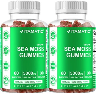 Foto 1 | Suplemento Vitamático De Gomitas Irlandesas De Musgo Marino, 3000 Mg, 60% Veganas - Venta Internacional.
