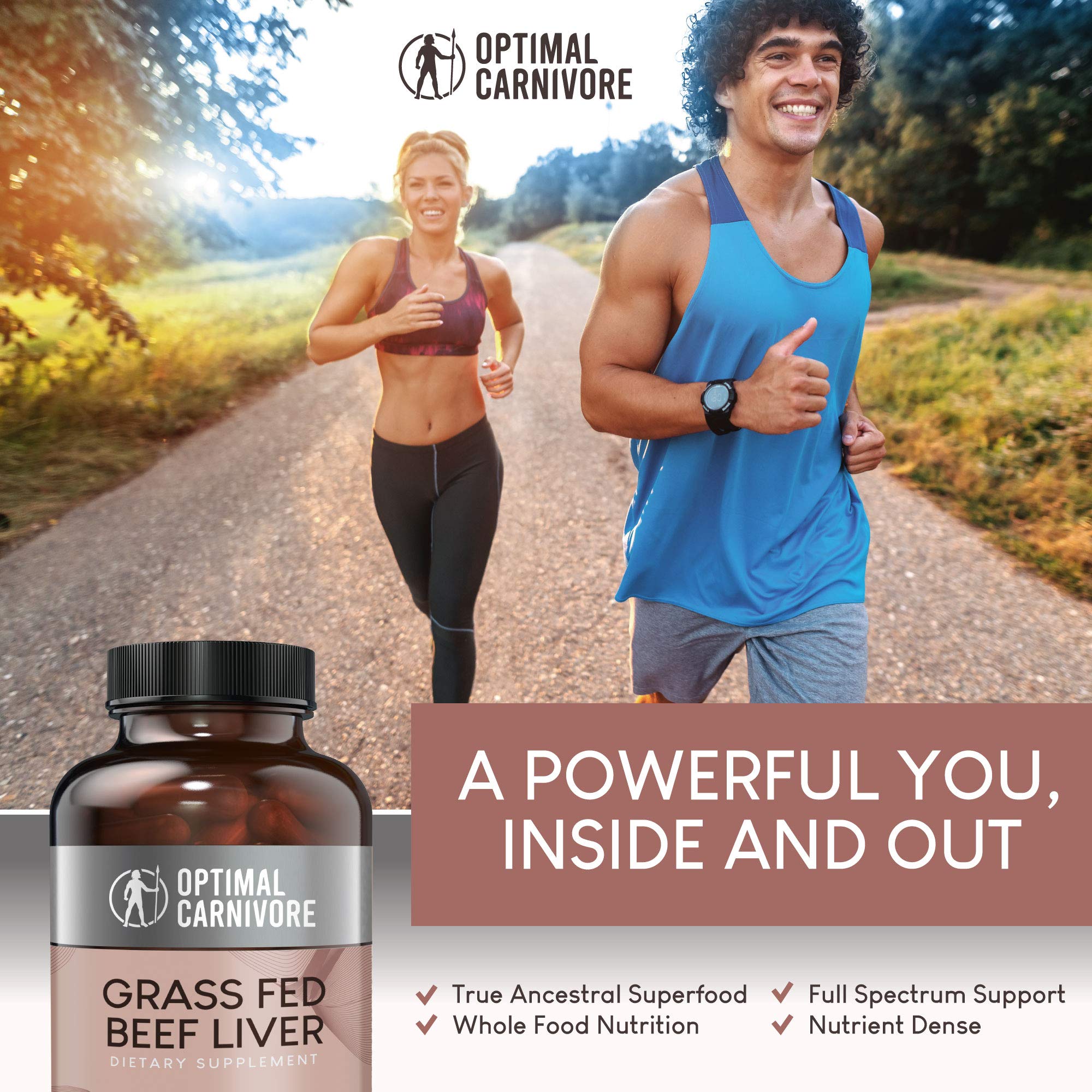 Foto 5 pulgar | Cápsulas De Hígado De Res Alimentadas Con Pasto Supplement Optimal Carnívore - Venta Internacional.