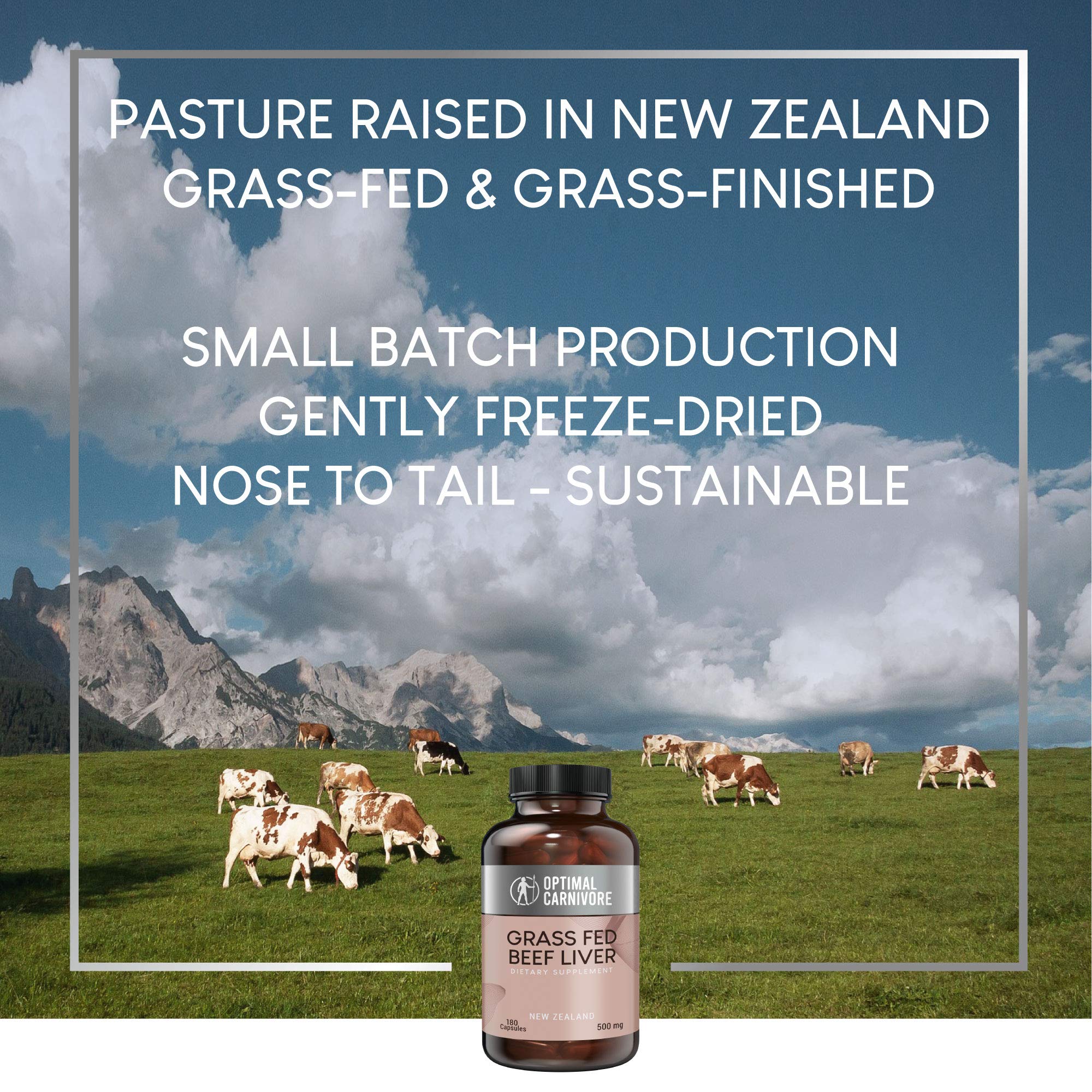 Foto 5 | Cápsulas De Hígado De Res Alimentadas Con Pasto Supplement Optimal Carnívore - Venta Internacional.