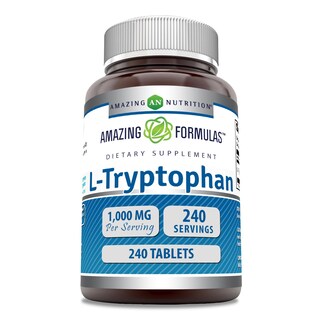 Foto 1 | Suplemento De Tabletas De L-triptófano De 1000 Mg De Amazing Formulas X240 - Venta Internacional.