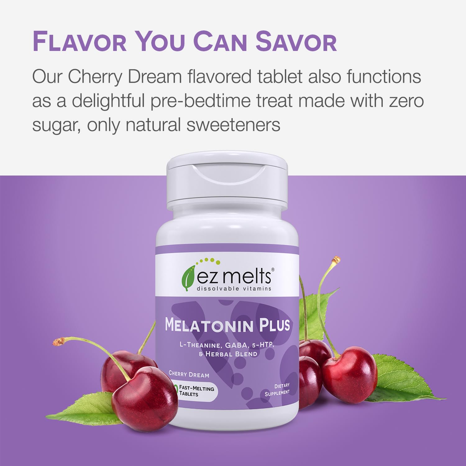 Foto 5 | Suplemento De Apoyo Al Sueño Ez Melts, Melatonina Soluble, 5 Mg - Venta Internacional.