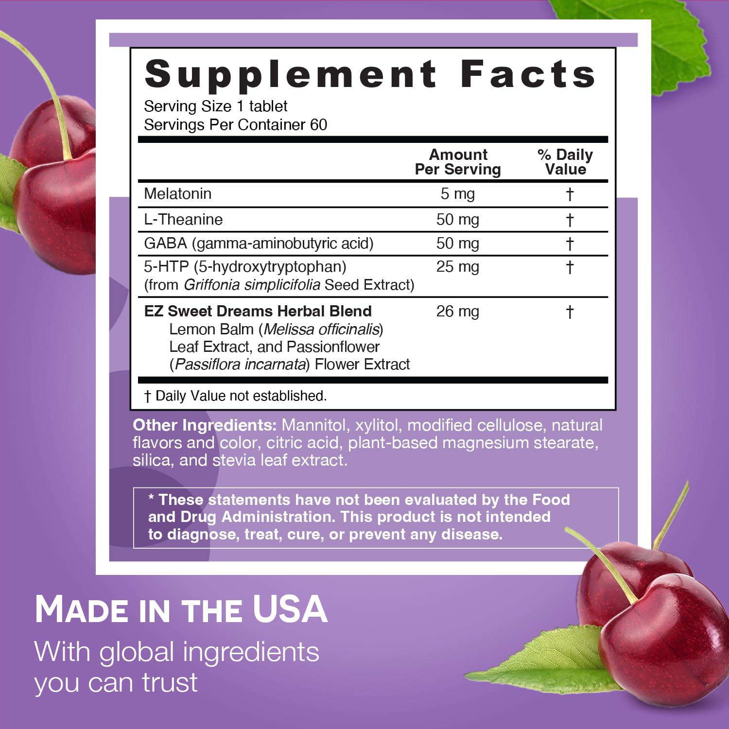 Foto 7 pulgar | Suplemento De Apoyo Al Sueño Ez Melts, Melatonina Soluble, 5 Mg - Venta Internacional.
