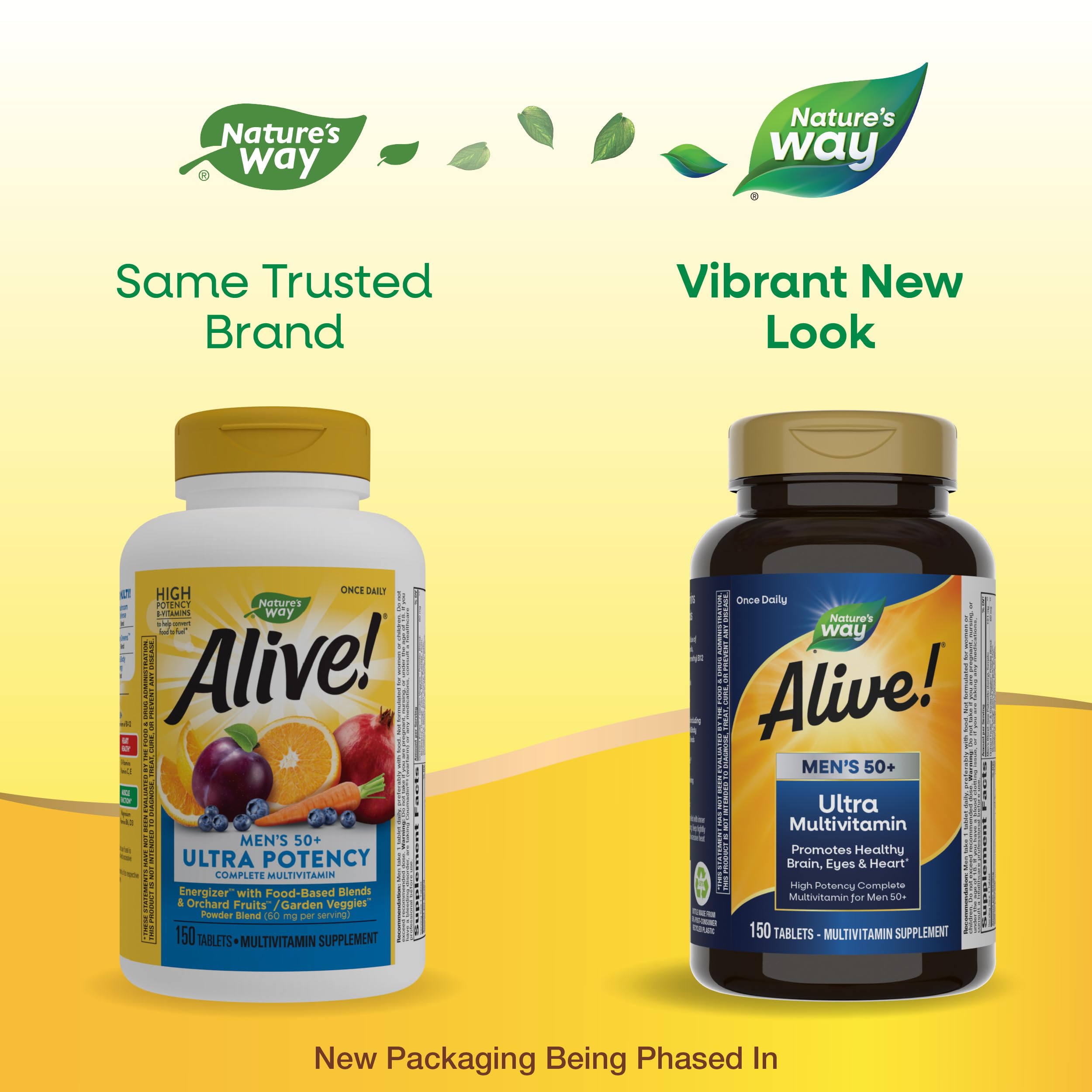 Foto 3 pulgar | ¡multivitamínico Nature's Way Alive! Ultra 150 Comprimidos Diarios Para Hombres O Más De 50 - Venta Internacional.