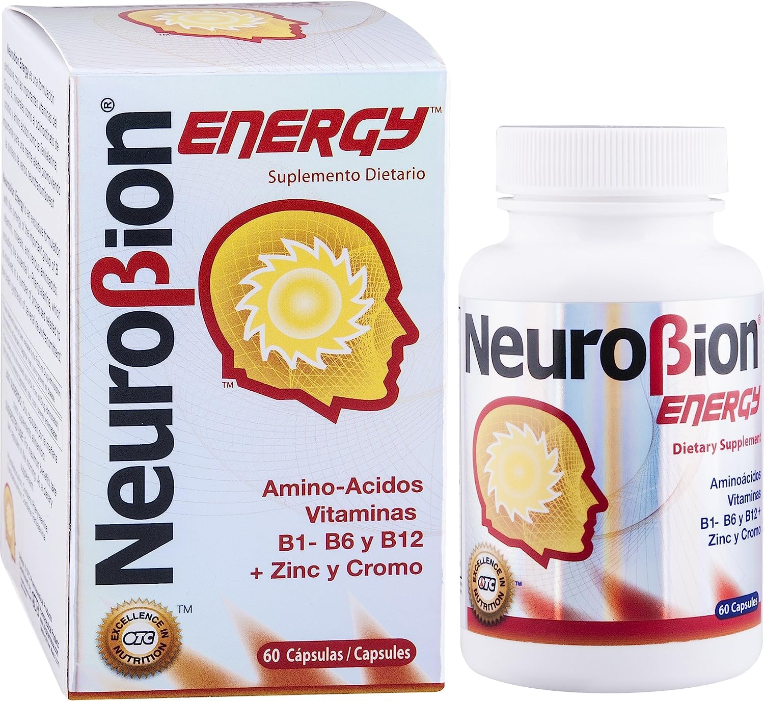 Foto 2 pulgar | Suplemento Neurobion Energy 60 Cápsulas Con Aminoácidos Y Vitaminas - Venta Internacional.