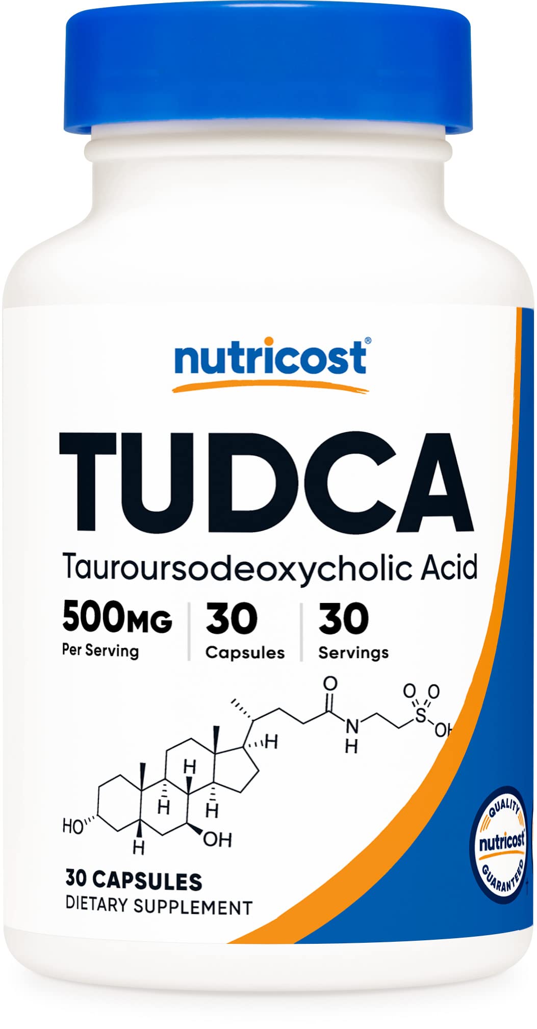 Foto 2 pulgar | Suplemento Nutricost Tudca 500 Mg 30 Cápsulas De Ácido Tauroursodesoxicólico - Venta Internacional.