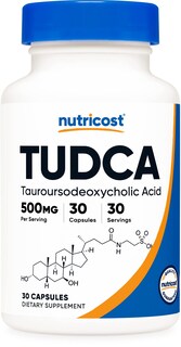 Foto 1 | Suplemento Nutricost Tudca 500 Mg 30 Cápsulas De Ácido Tauroursodesoxicólico - Venta Internacional.