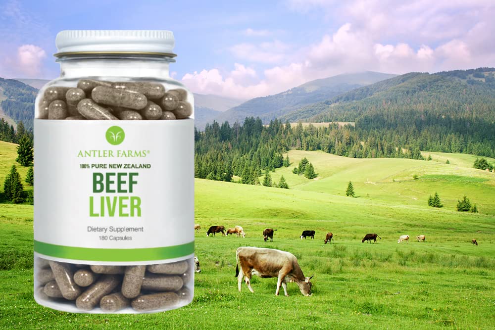 Foto 4 pulgar | Suplemento Antler Farms De Hígado De Res 100% Puro De Nueva Zelanda, 180 Cápsulas, 500 Mg - Venta Internacional.